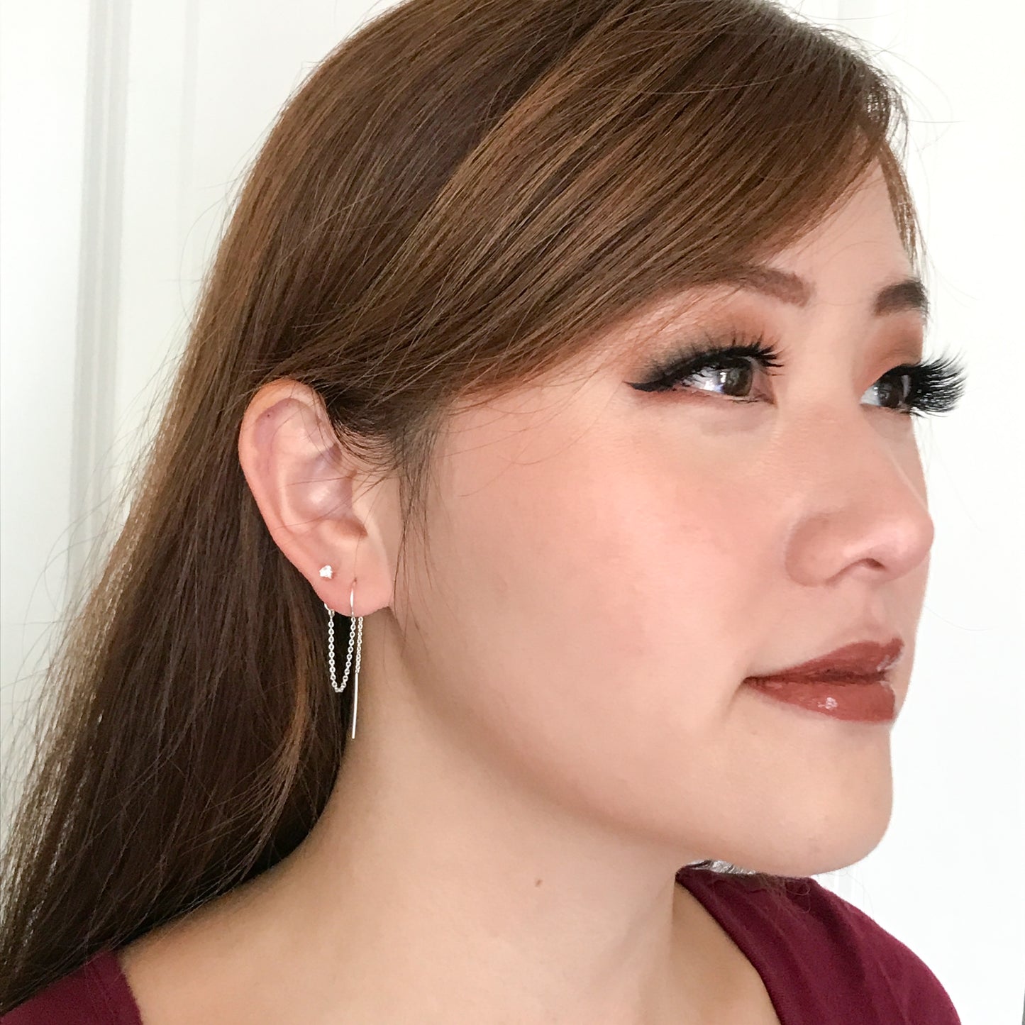 Earrings for Double Piercings - Cubic Zirconia Earrings