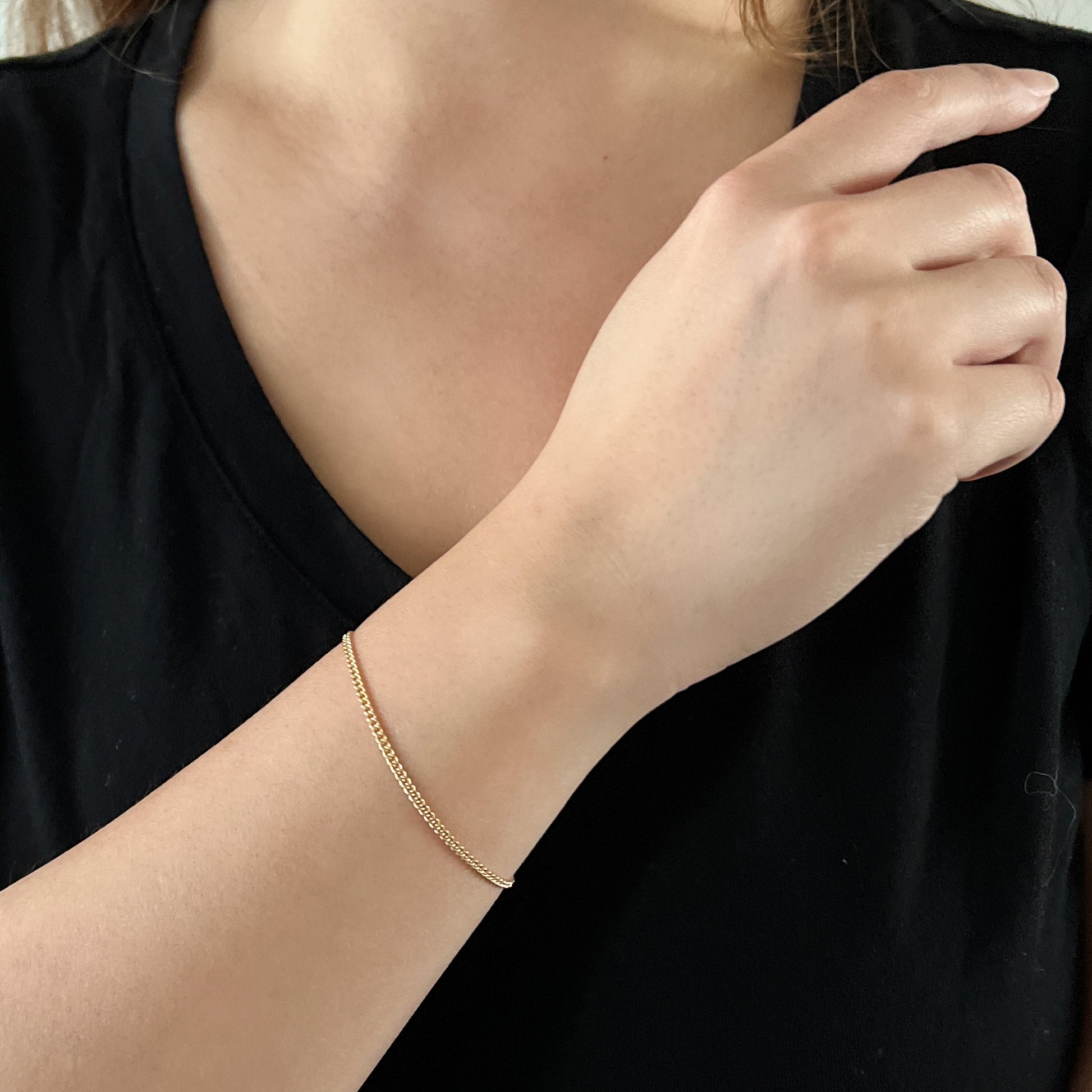 stackable gold bracelet