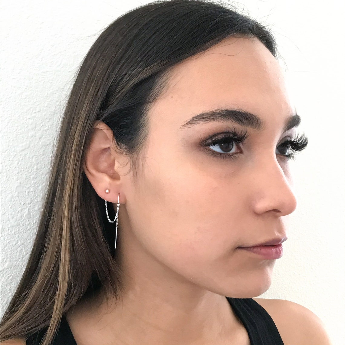 Double Piercing Earrings